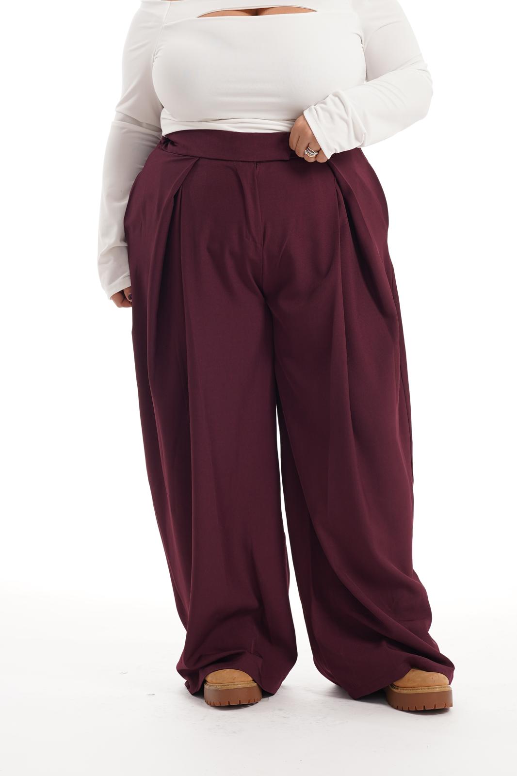 Pantalone Victoria Bordeaux