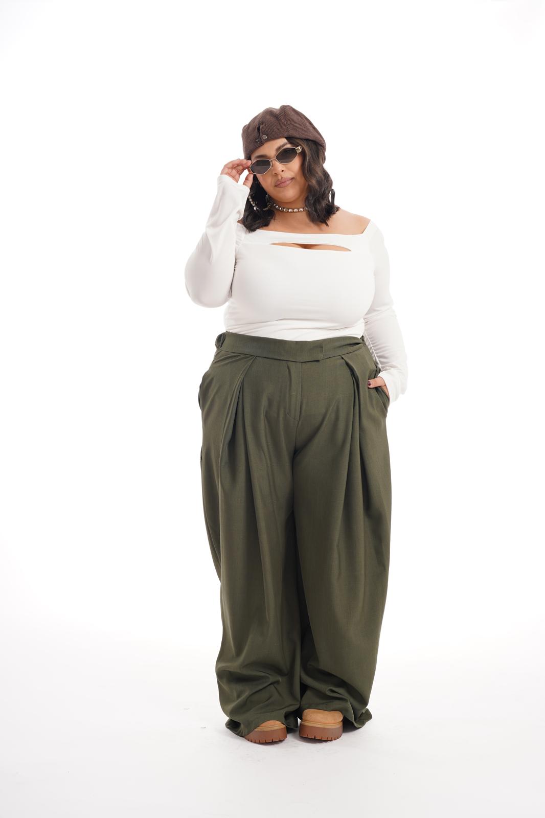 Pantalone Victoria Verde