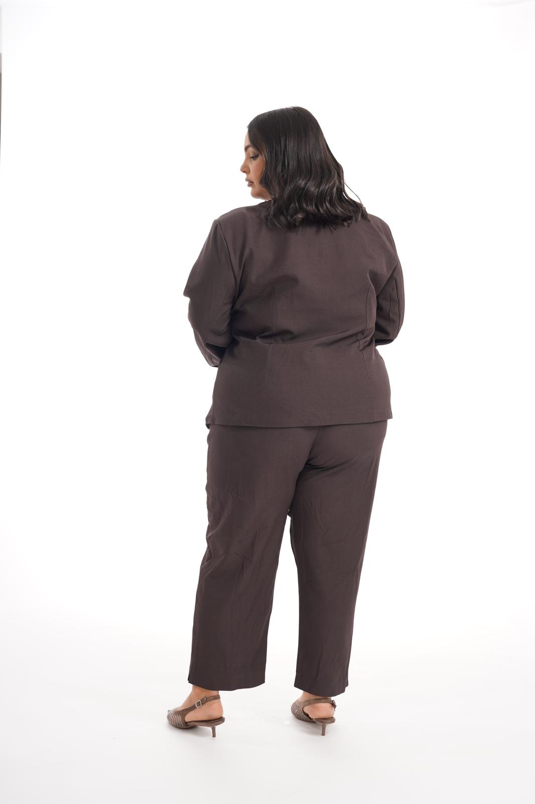 Tailleur Story Marrone