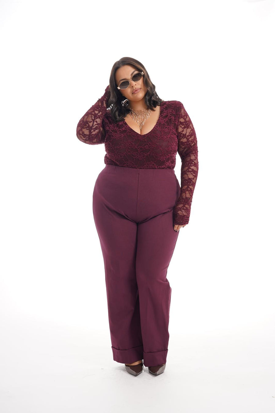 Pantalone City Bordeaux
