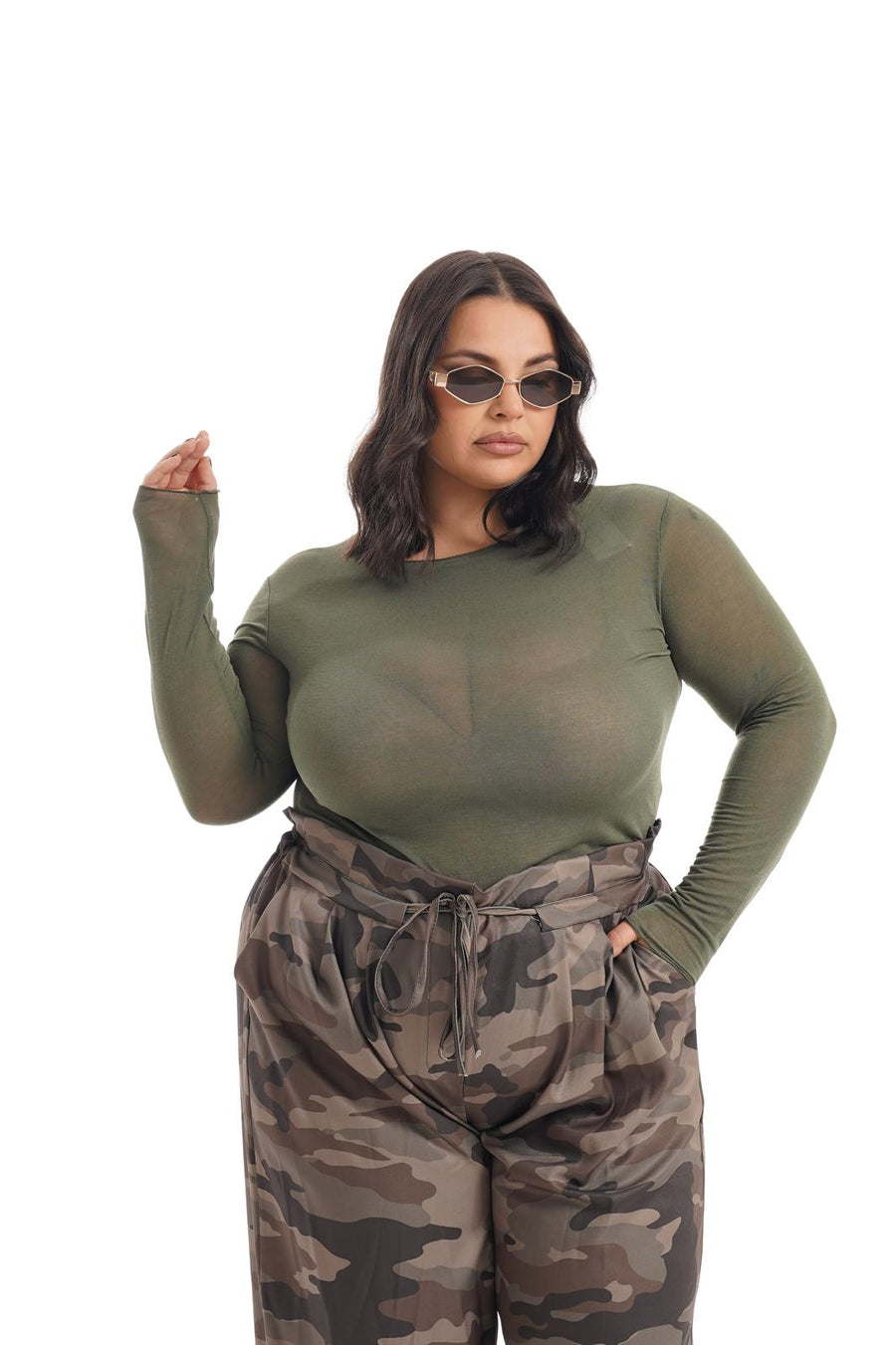 Maglia In Cashmere Verde