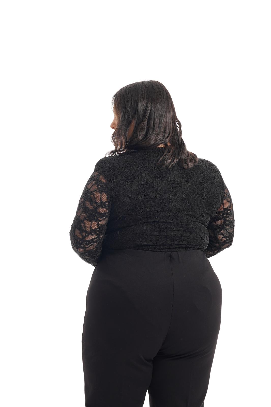 Body Pizzo e Velluto Nero