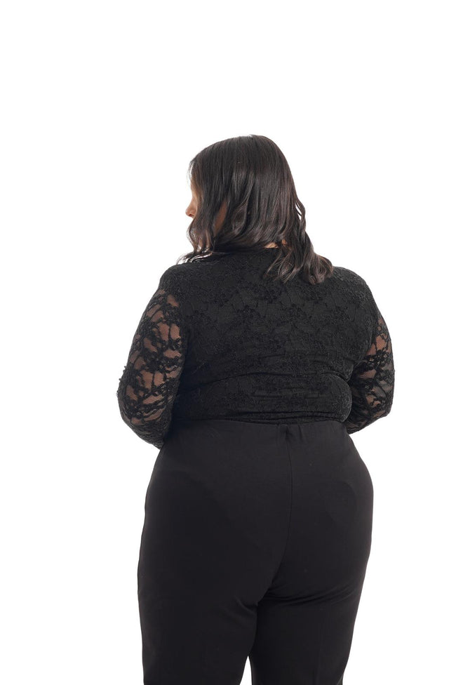 Body Pizzo e Velluto Nero