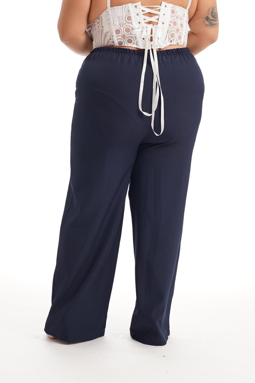 Pantalone Elastic Blu