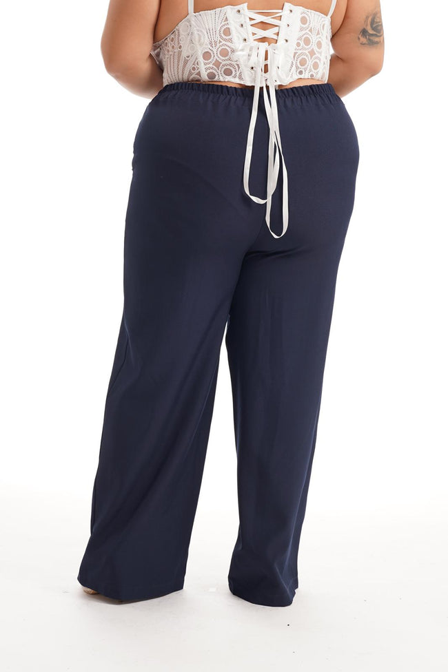 Pantalone Elastic Blu