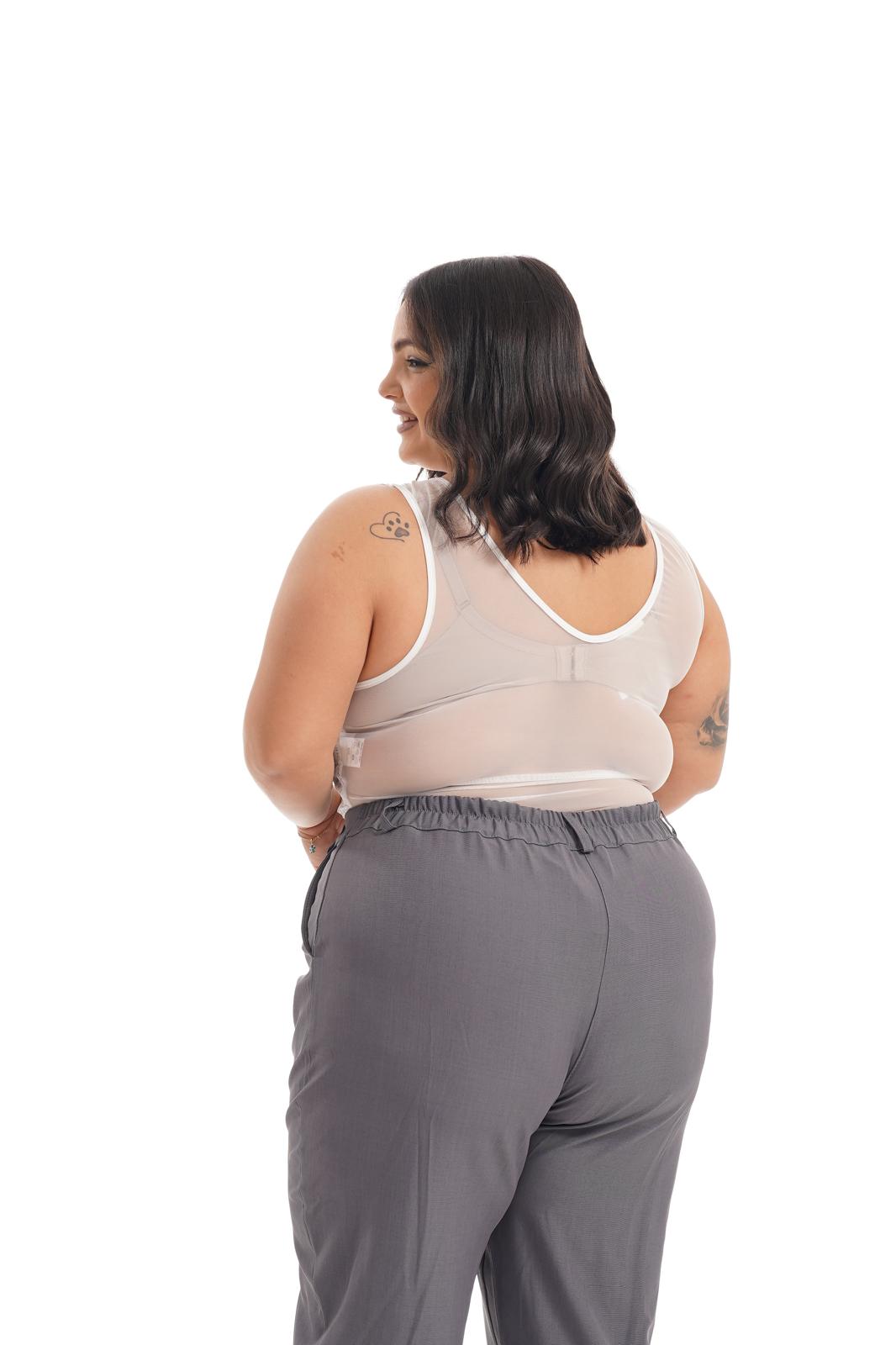 Body Semitrasparente Ady Bianco