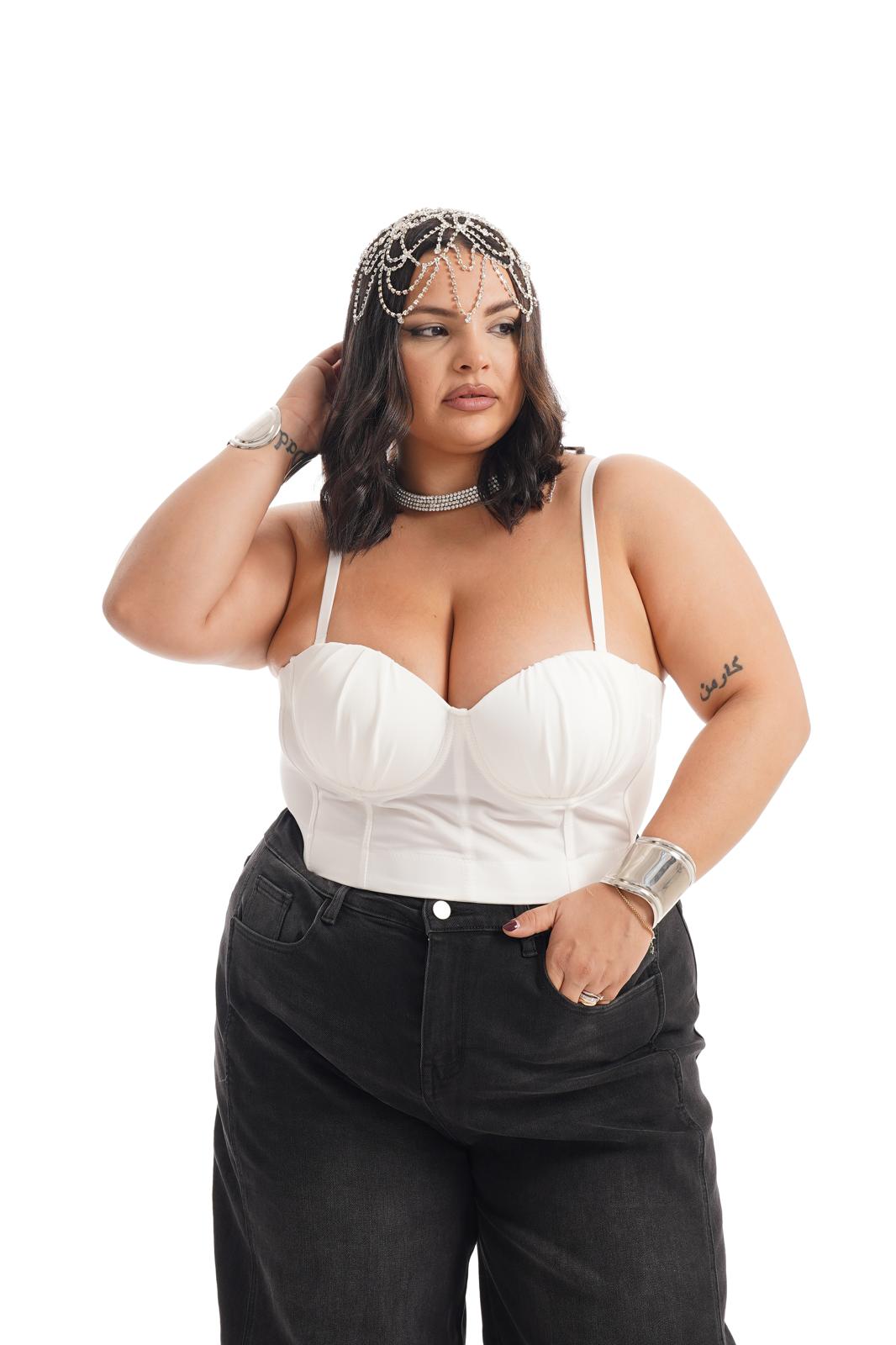Corsetto Alice Bianco
