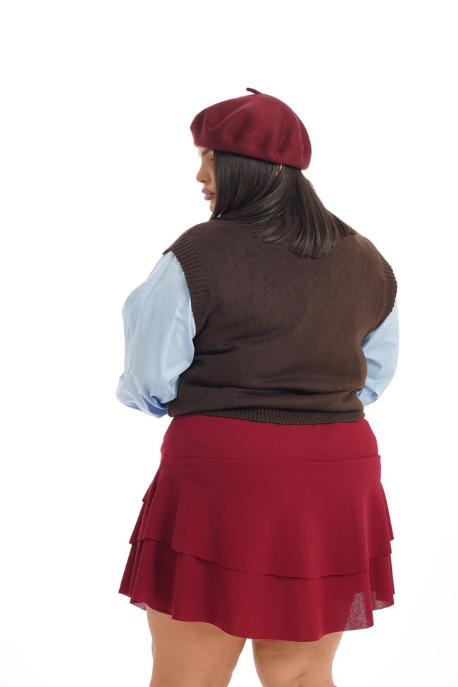 Gilet Mila Marrone