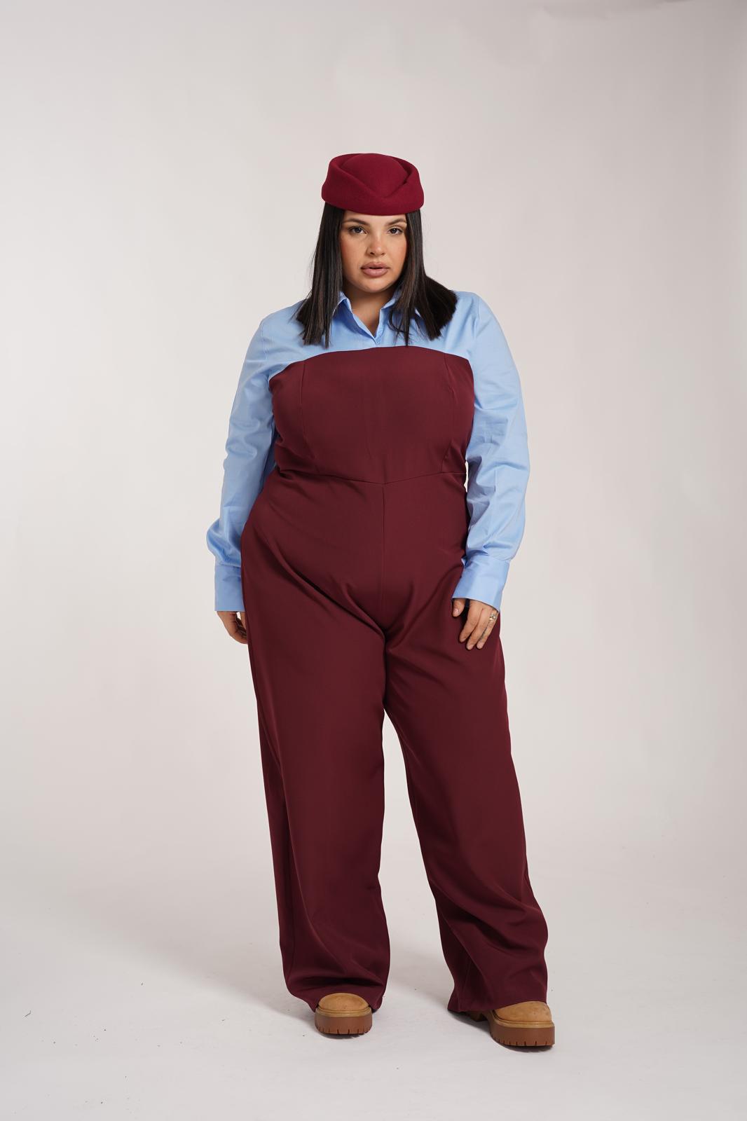 Tutone Camicia Bordeaux