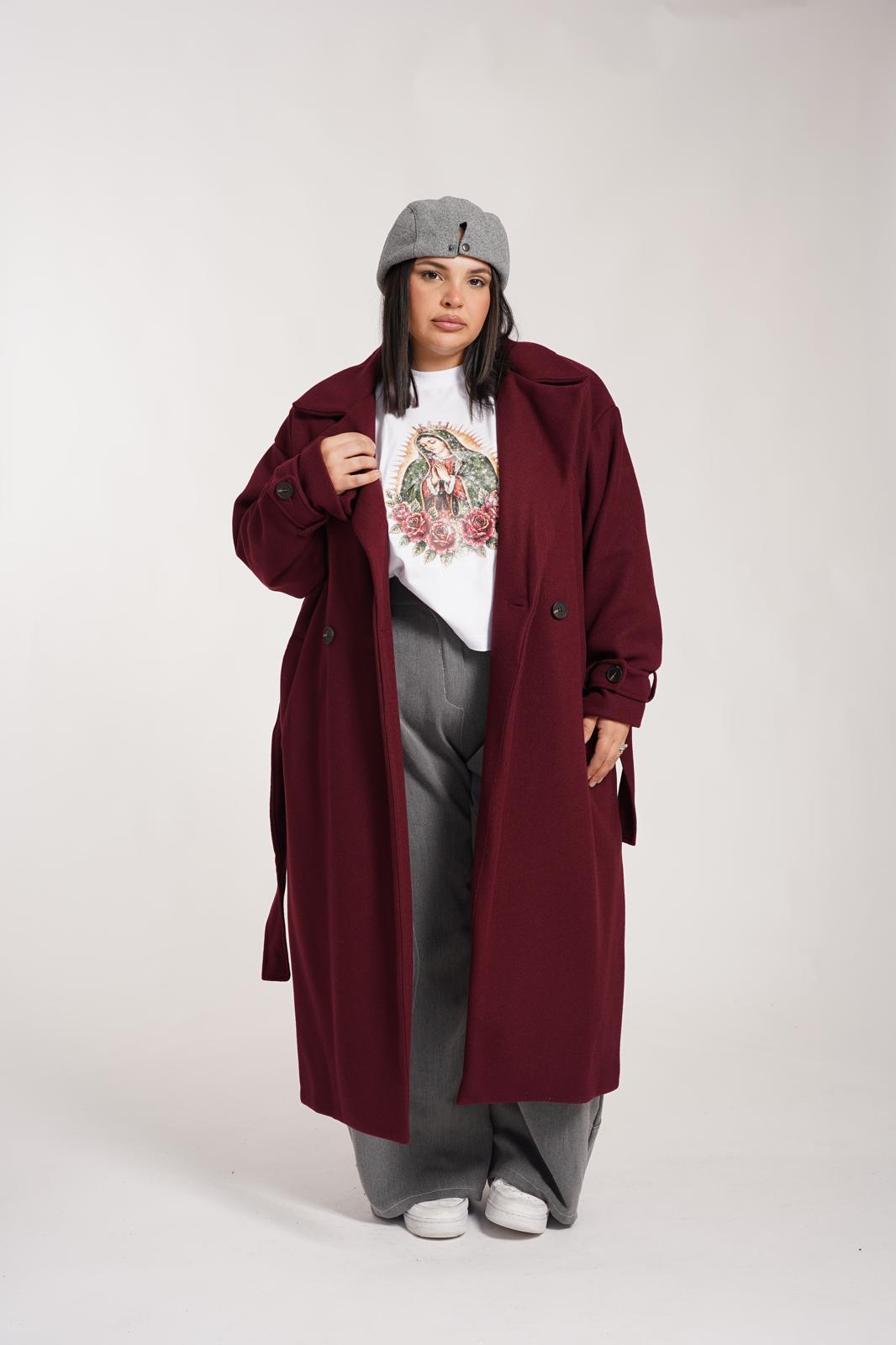 Cappotto Mayra Bordeaux