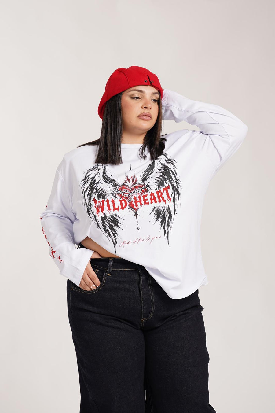 Long Sleev Wild Heart Bianca