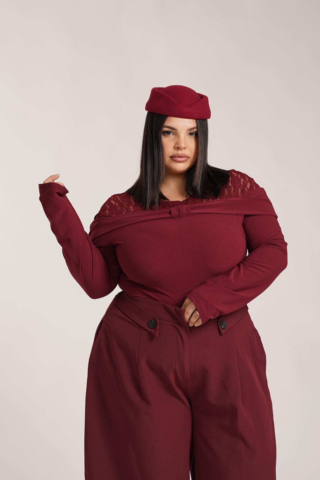 Maglia Mirta Bordeaux