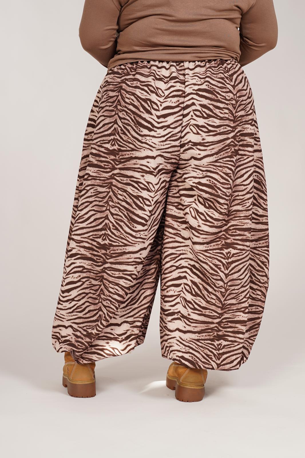 Pantalone Madison Zebrato\Marrone