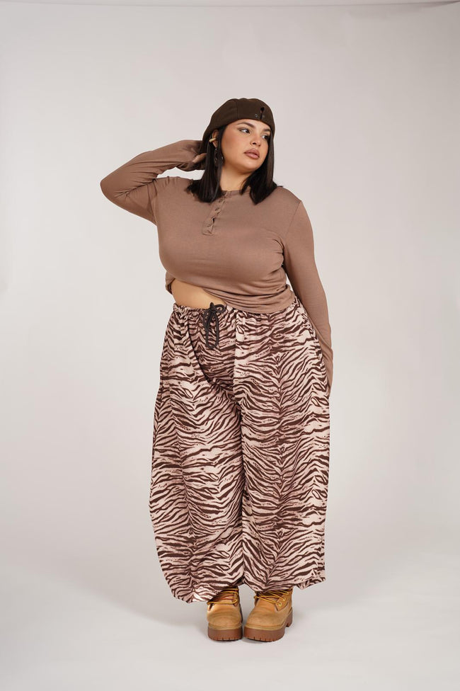 Pantalone Madison Zebrato\Marrone