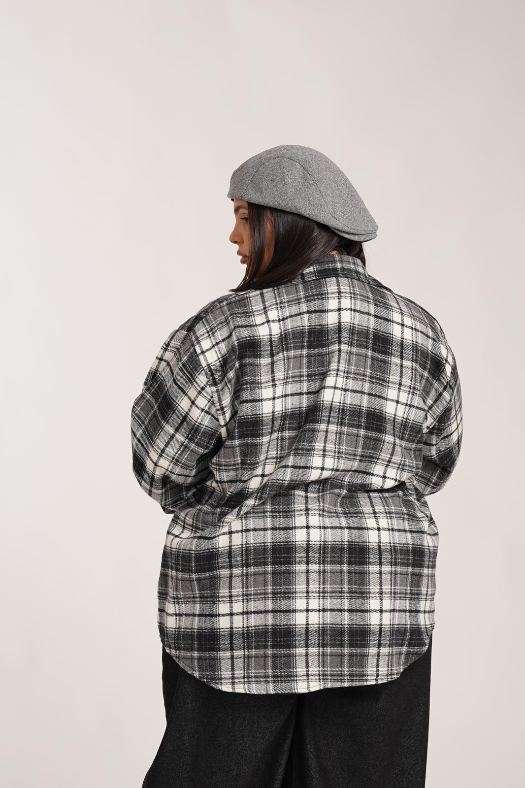 Camicia a Quadri Nera