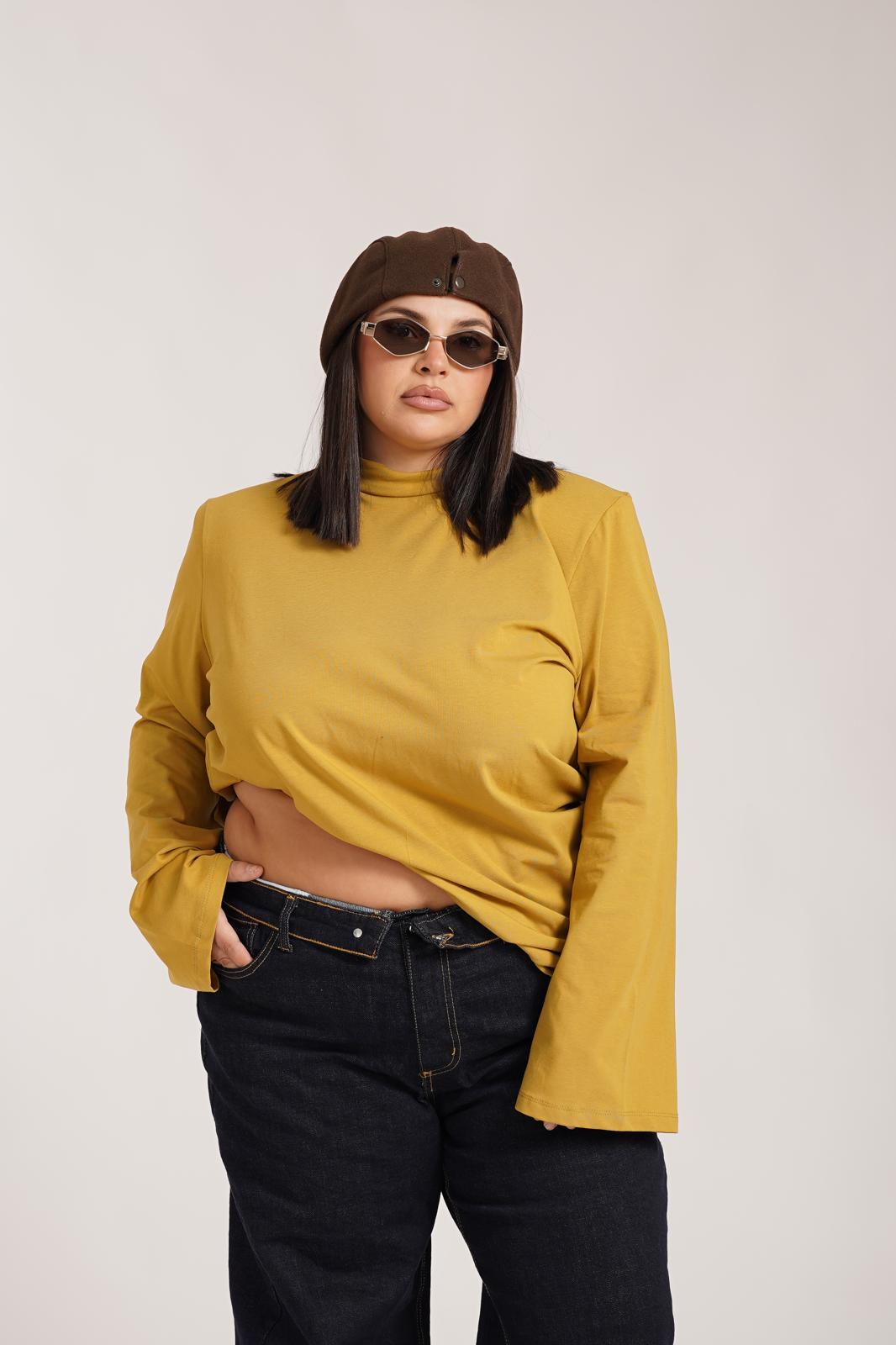 Maglia Con Spalline Just West Senape