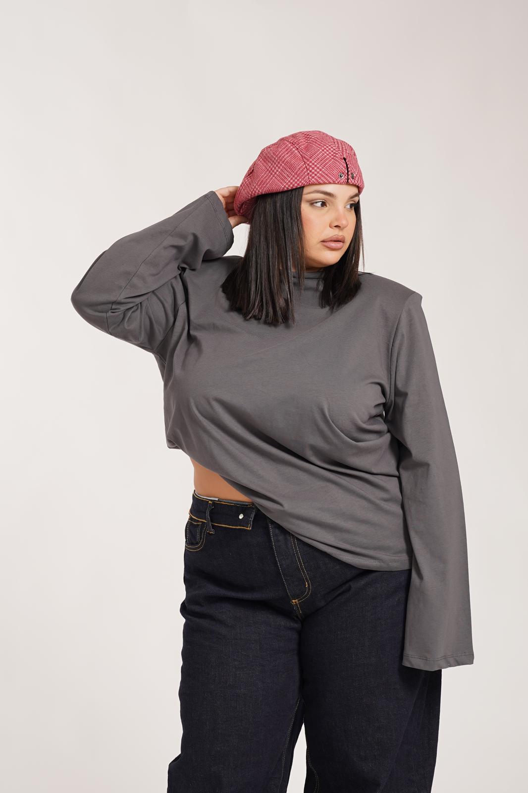 Maglia Con Spalline Just West Grigia