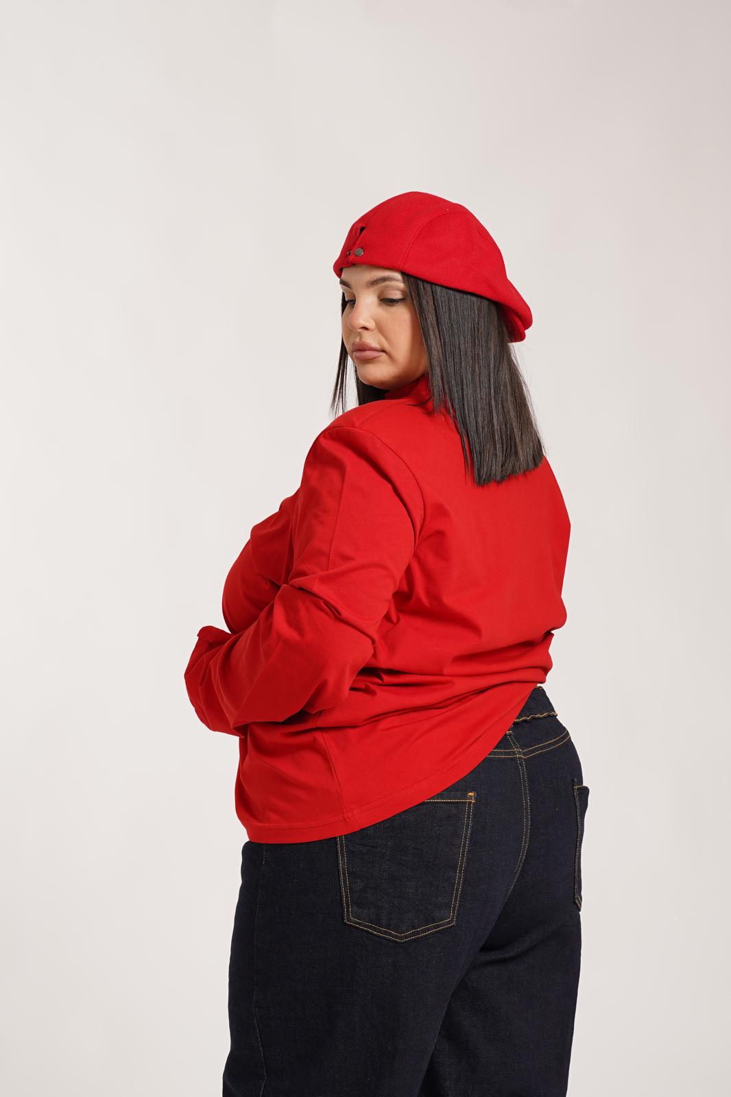 Maglia Con Spalline Just West Rossa