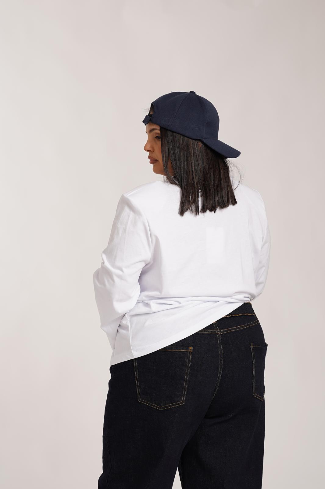 Maglia Con Spalline Just West Bianca