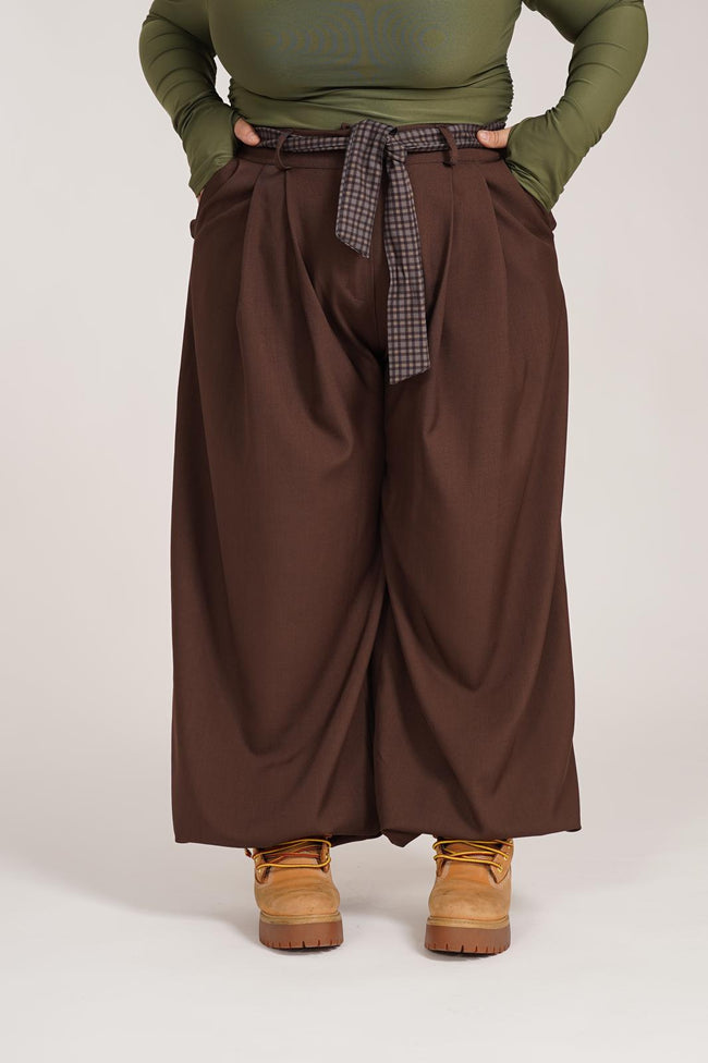 Pantalone Scozia Marrone