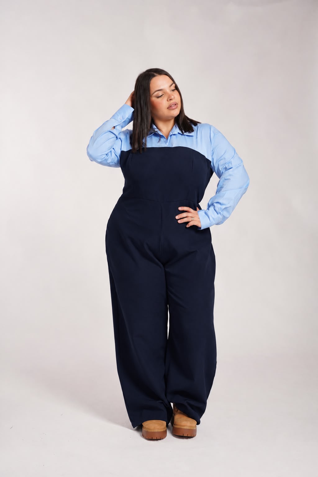 Tutone Camicia Blu