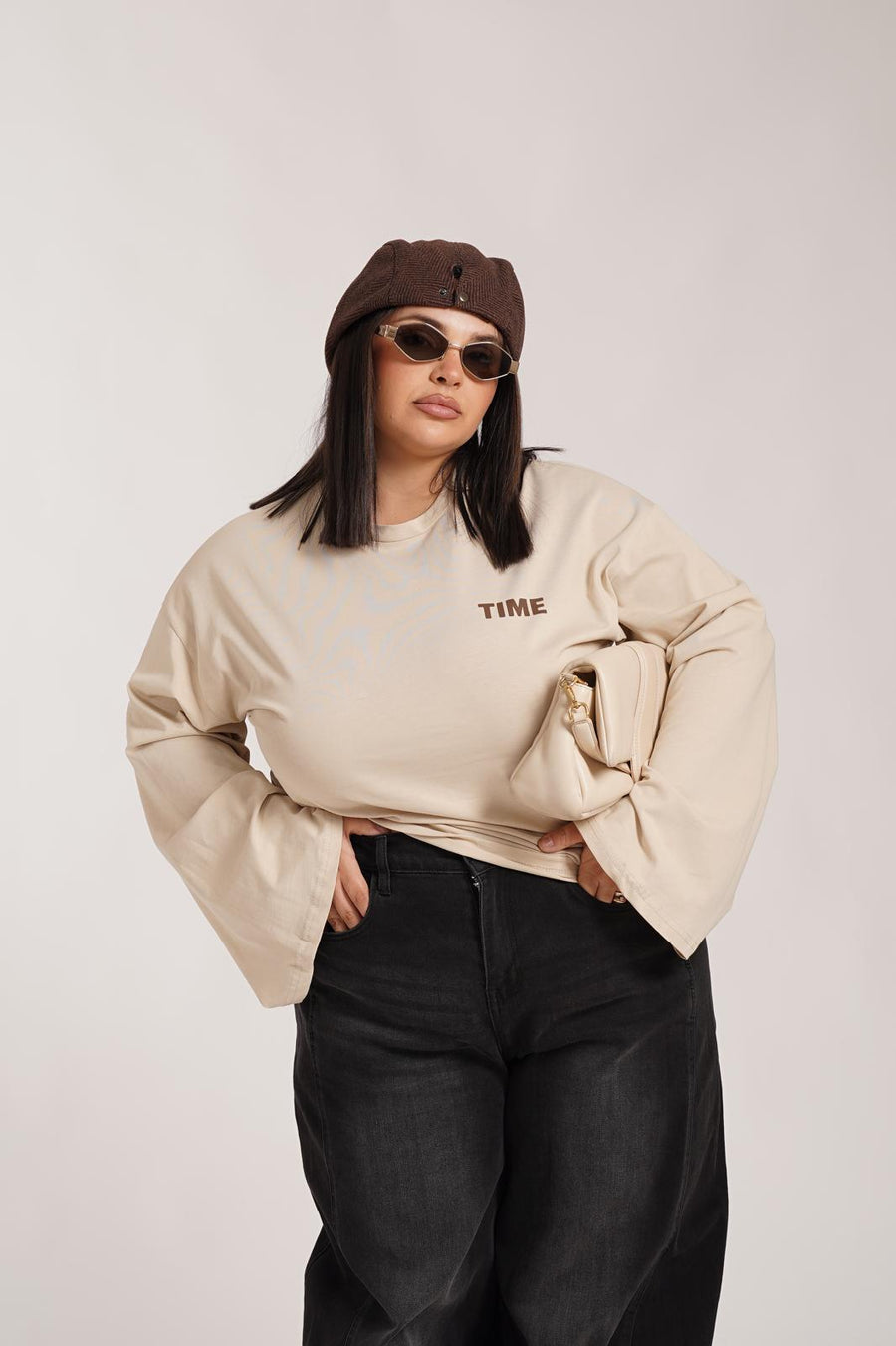 Maglia Time Beige