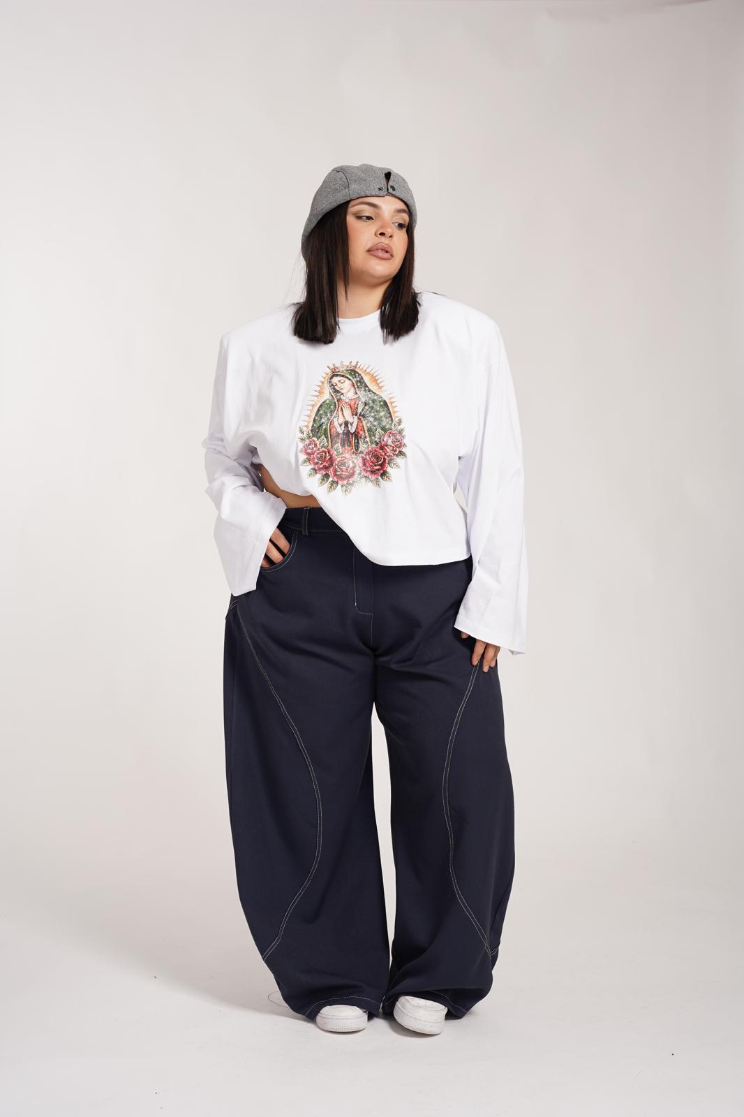 Pantalone Line Blu