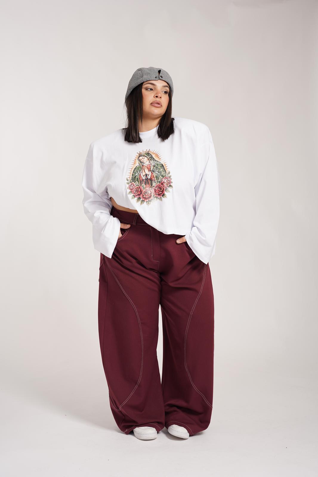 Pantalone Line Bordeaux