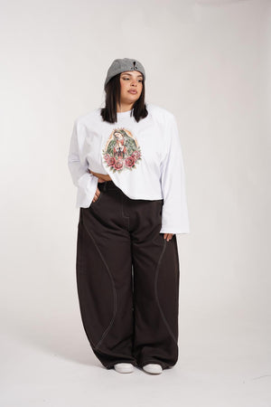 Pantalone Line Marrone