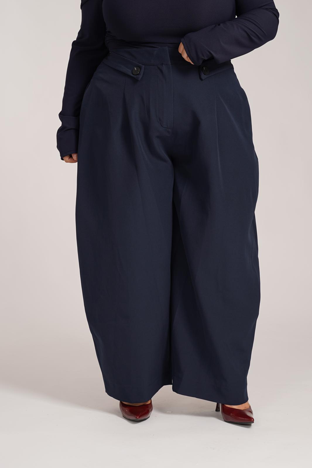 Pantalone Bottoncino Blu